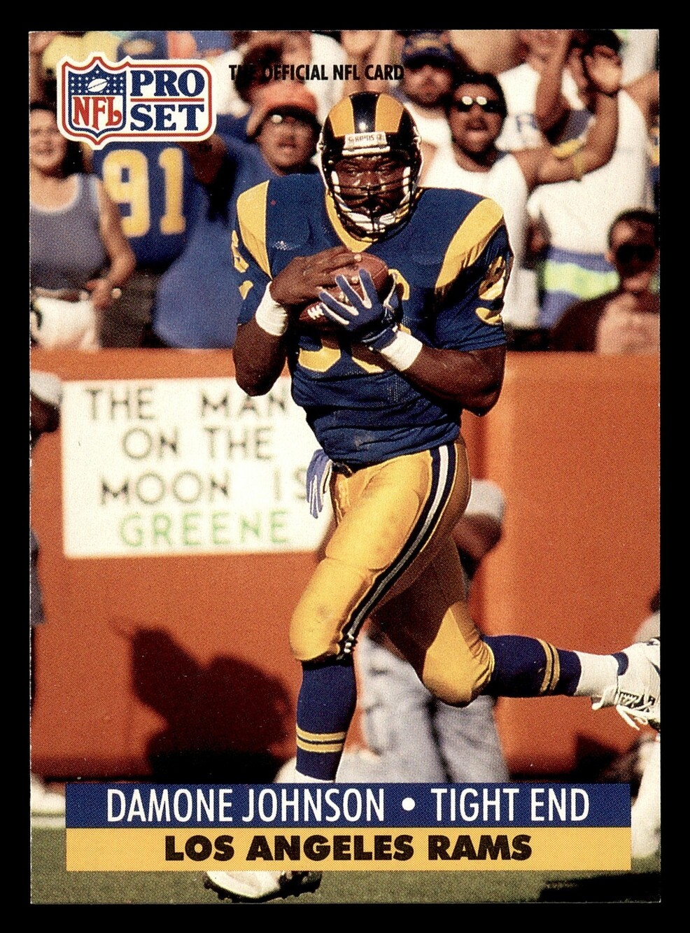 1991 Pro Set Spanish #122 Damone Johnson Football Card
